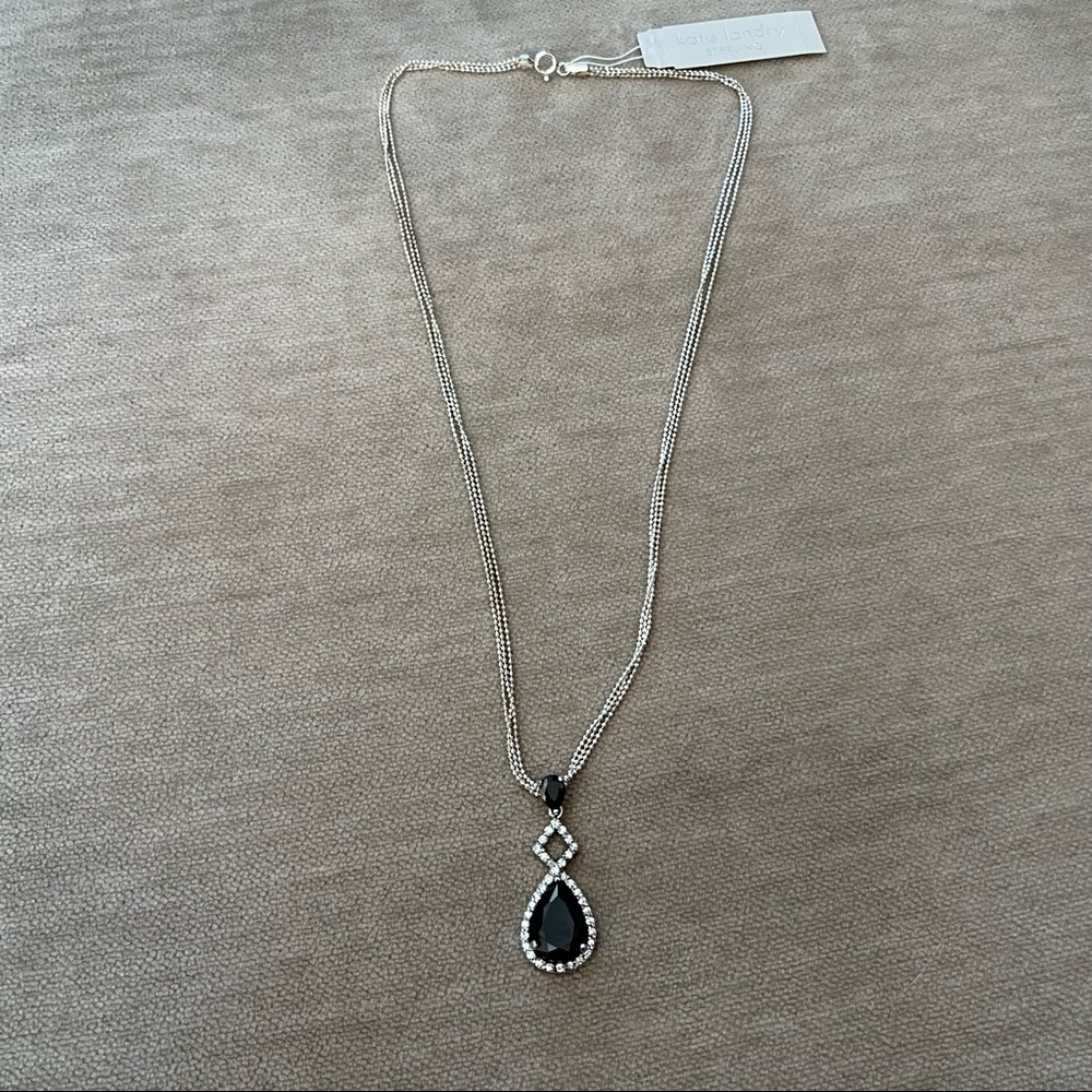 NWT Kate Landry sterling silver necklace